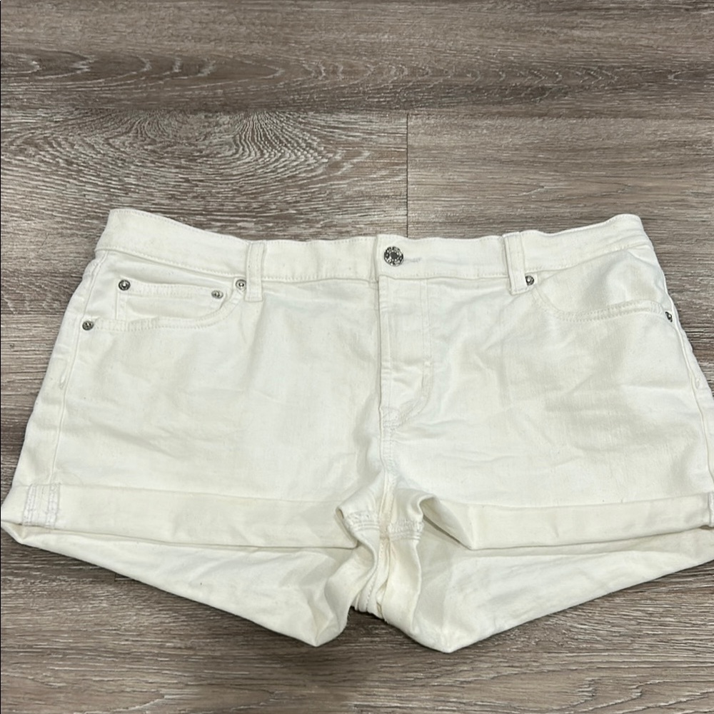Women's GAP White Denim Shorts